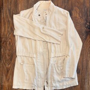Target Women’s A New Day Beige Ivory Cream Lightweight Jacket Large